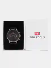 Черный мужские наручные часы Mini Focus MF0023G с хронографом, в подарочной упаковке