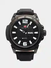 Белый мужские наручные часы Mini Focus MF0136G, с нейлоновым ремешком и календарём