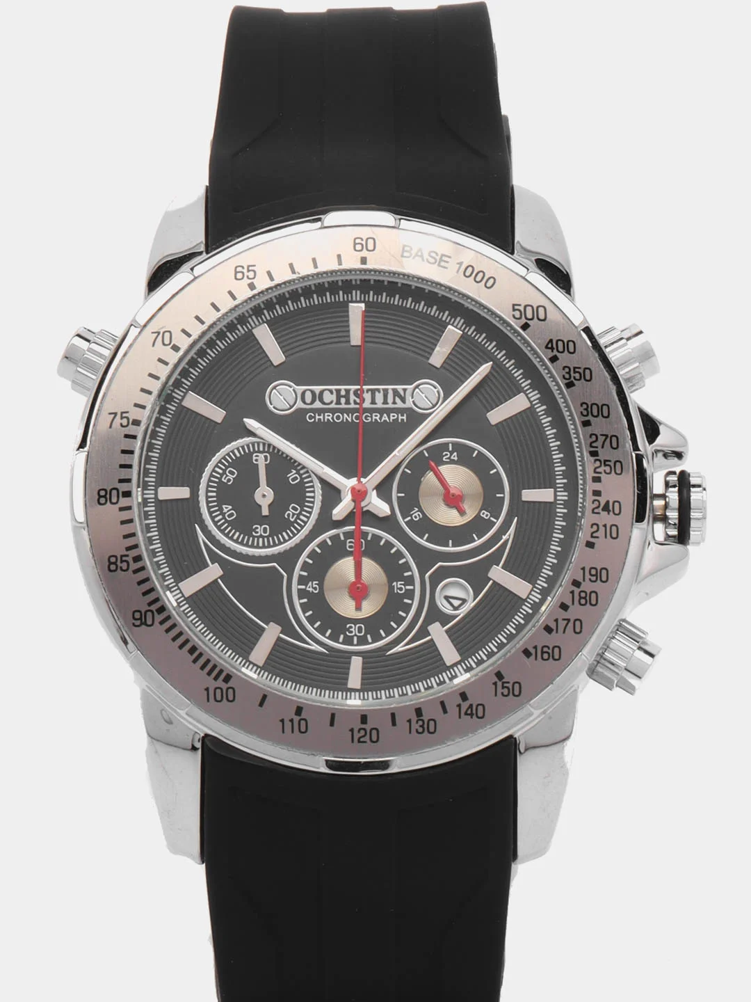 Серый мужские наручные часы Ochstin 6125A с хронографом в подарочной упаковке