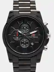 Черный мужские наручные часы Mini Focus MF0134G, с хронографом, в подарочной упаковке