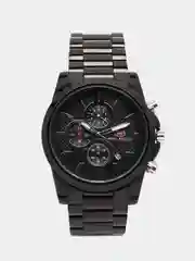 Черный мужские наручные часы Mini Focus MF0134G, с хронографом, в подарочной упаковке