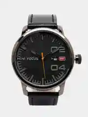 Угольный мужские наручные часы Mini Focus MF0022G, с календарём, в подарочной упаковке