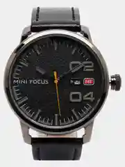 Угольный мужские наручные часы Mini Focus MF0022G, с календарём, в подарочной упаковке