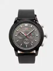 Черный мужские наручные часы Mini Focus MF0112G с хронографом, в подарочной упаковке