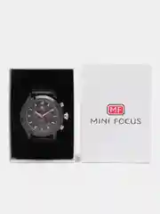 Черный мужские наручные часы Mini Focus MF0112G с хронографом, в подарочной упаковке