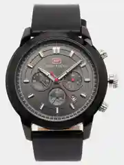 Черный мужские наручные часы Mini Focus MF0112G с хронографом, в подарочной упаковке