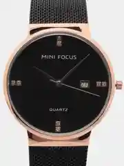 Медный женские наручные часы Mini Focus MF0181G с календарём, в подарочной упаковке