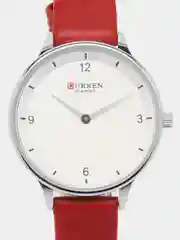 Красный женские наручные часы Curren 9039 в подарочной упаковке