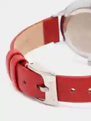 Красный женские наручные часы Curren 9039 в подарочной упаковке