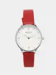 Красный женские наручные часы Curren 9039 в подарочной упаковке