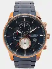 Синий мужские наручные часы  Curren 8362 с хронографом в подарочной упаковке