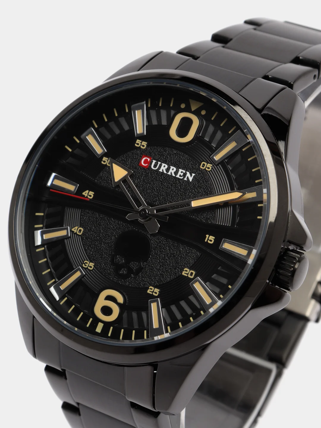 Хром мужские наручные часы Curren 8389 в подарочной упаковке