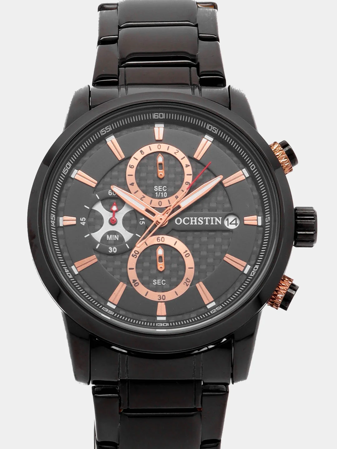 Синий мужские наручные часы Ochstin 6085A с хронографом в подарочной упаковке