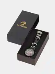 Синий мужские наручные часы Ochstin 6085A с хронографом в подарочной упаковке