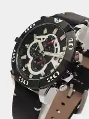 Хром мужские наручные часы Megir ML2136G с хронографом, в подарочной упаковке