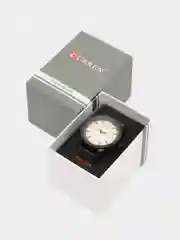 Коричневый мужские наручные часы Curren 8327 с календарём в подарочной упаковке