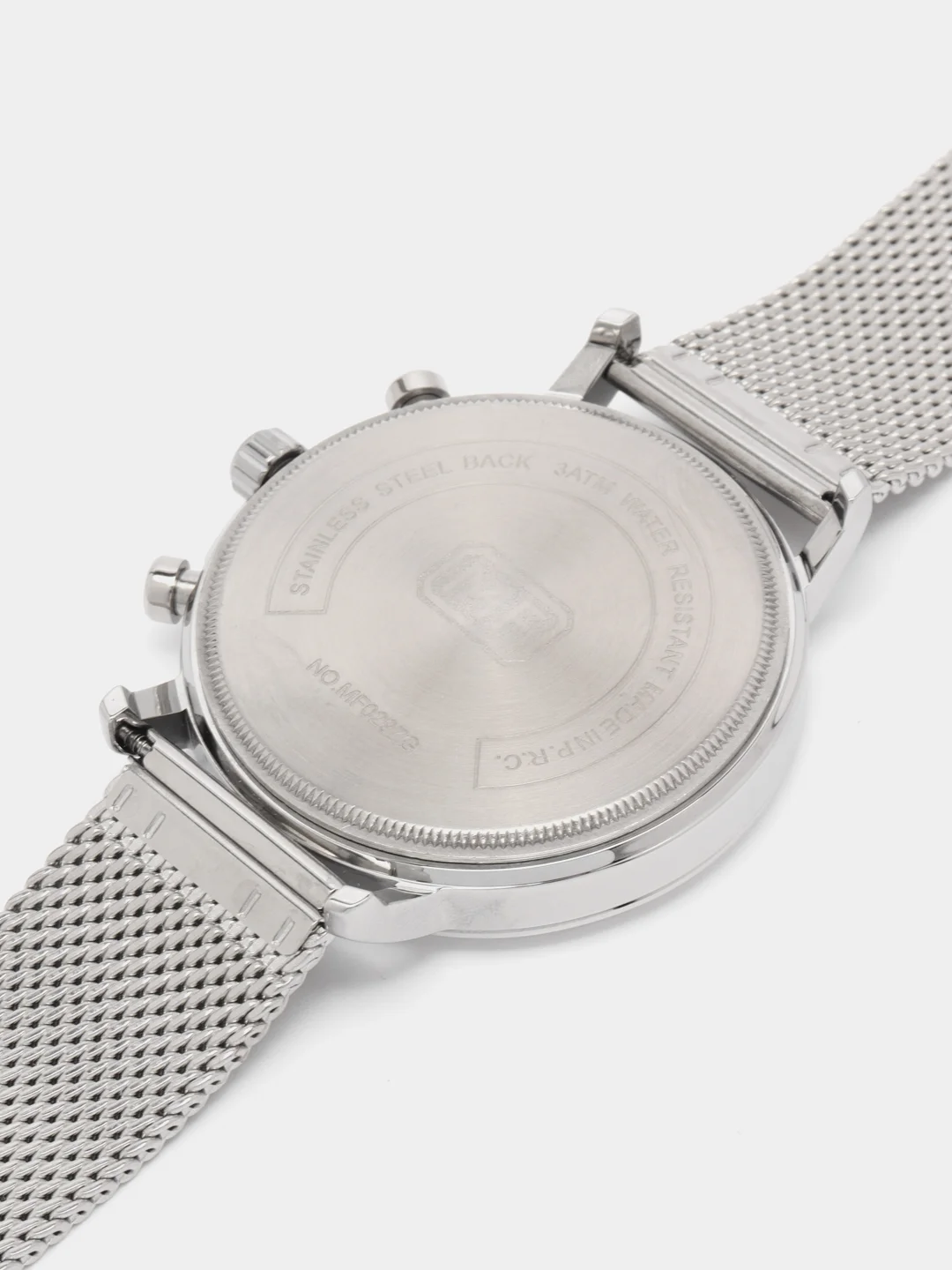 Серебряный мужские наручные часы Mini Focus MF0297G с хронографом, в подарочной упаковке