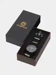 Серый мужские наручные часы Ochstin 7076D с хронографом  в подарочной упаковке