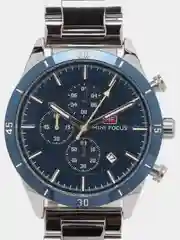 Синий мужские наручные часы Mini Focus MF0283G с хронографом, в подарочной упаковке
