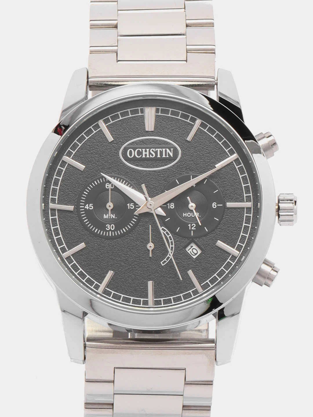 Черный мужские наручные часы Ochstin 6067D с хронографом в подарочной упаковке