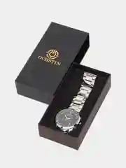 Черный мужские наручные часы Ochstin 6067D с хронографом в подарочной упаковке
