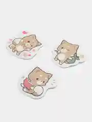 Рыжий набор из 45 наклеек на тему: кошки, планеты, пингвины, котята, космос
