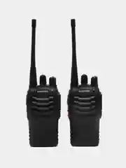 Черный рация Baofeng 888s UHF, комплект из 2 штук