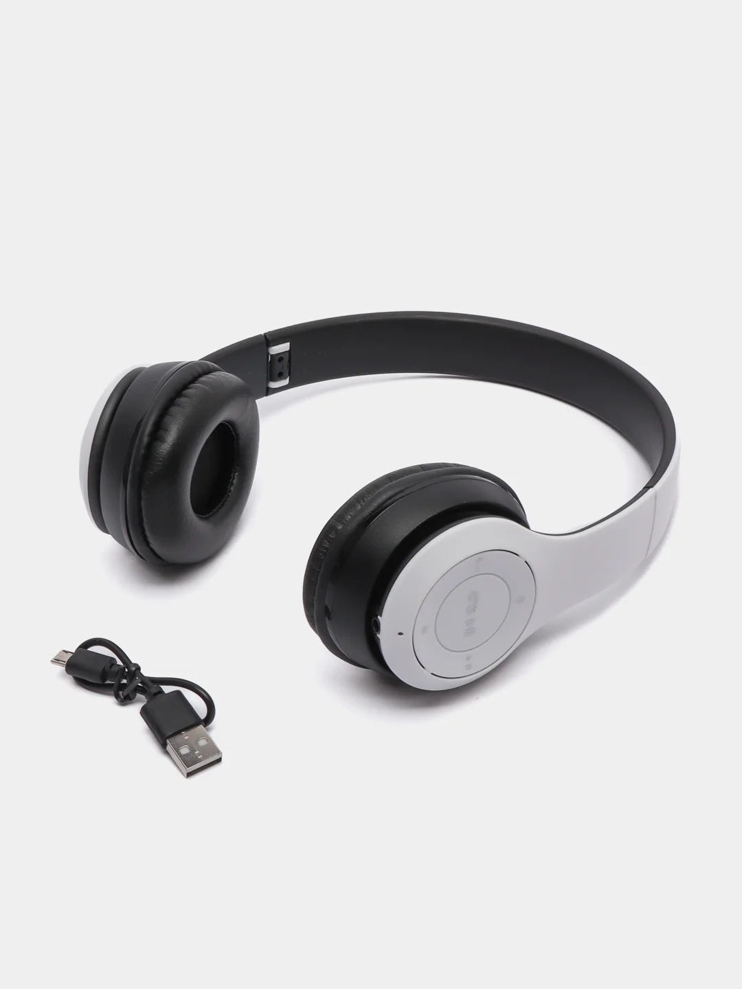 Белый беспроводные блютуз наушники P47 Wireless