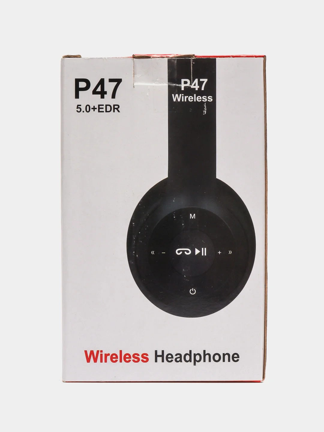 Красный беспроводные блютуз наушники P47 Wireless