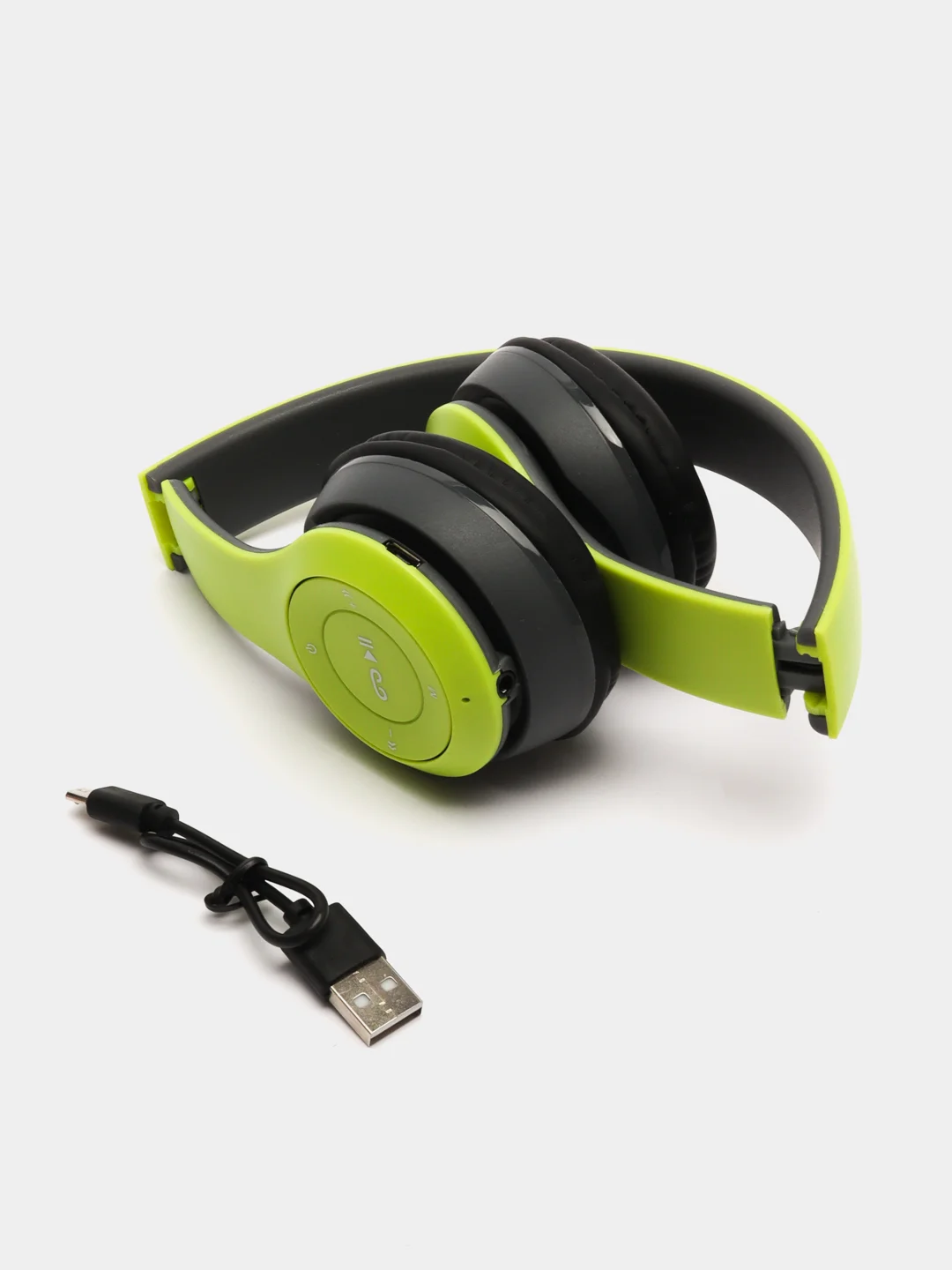 Зеленый беспроводные блютуз наушники P47 Wireless