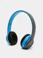 Голубой беспроводные блютуз наушники P47 Wireless