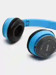 Голубой беспроводные блютуз наушники P47 Wireless
