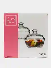 Сахарница с крышкой 13 см,Piknik F&D 97556, F&D