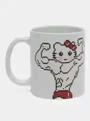 Багровый кружка Уэнсдей Аддамс, Kuromi, Hello Kitty, Куроми и Китти, Wednesday