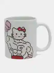 Багровый кружка Уэнсдей Аддамс, Kuromi, Hello Kitty, Куроми и Китти, Wednesday