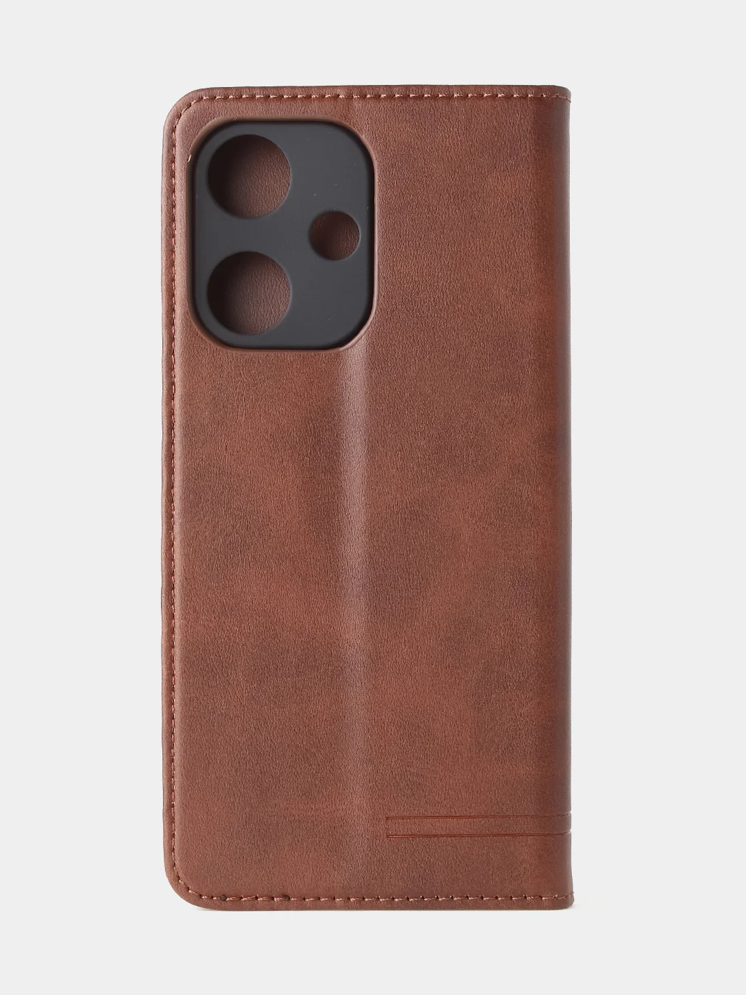 Коричневый чехол-книжка GQ для Infinix Hot 30i из искусственной кожи
