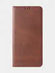 Коричневый чехол-книжка GQ для Infinix Hot 30i из искусственной кожи