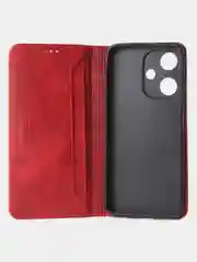 Красный чехол-книжка GQ для Infinix Hot 30i из искусственной кожи