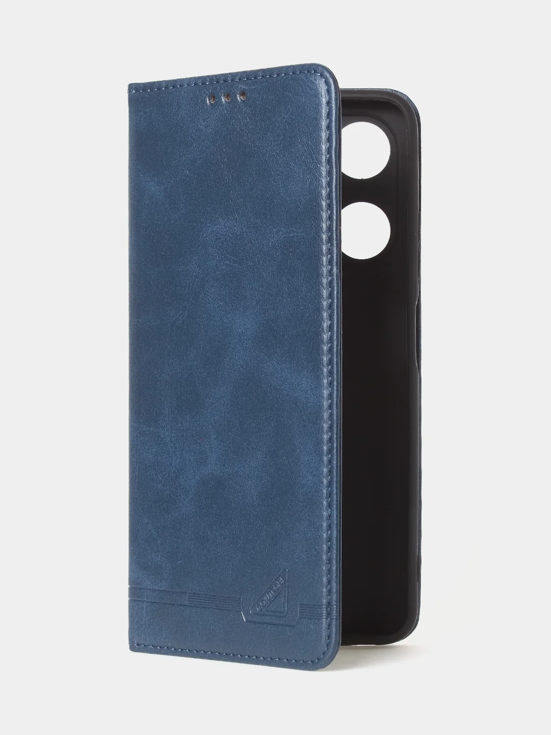 Синий чехол-книжка GQ для Infinix Hot 30i из искусственной кожи