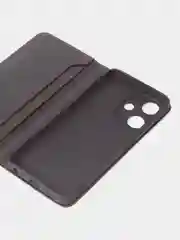 Черный чехол-книжка GQ для Infinix Hot 30i из искусственной кожи