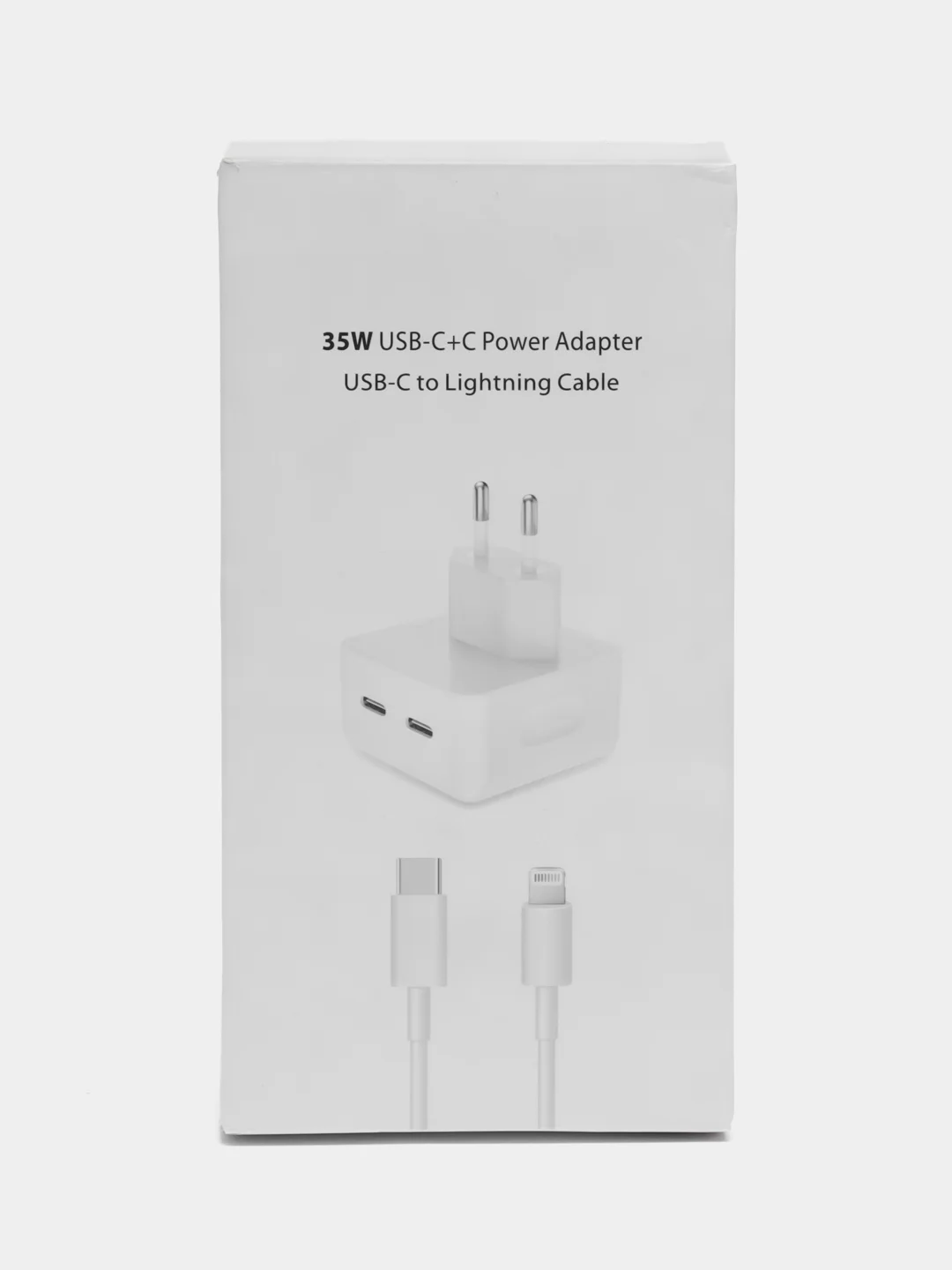 Быстрая зарядка для iPhone, 35 W: блок питания Type-C, кабель Type-C-Lightning