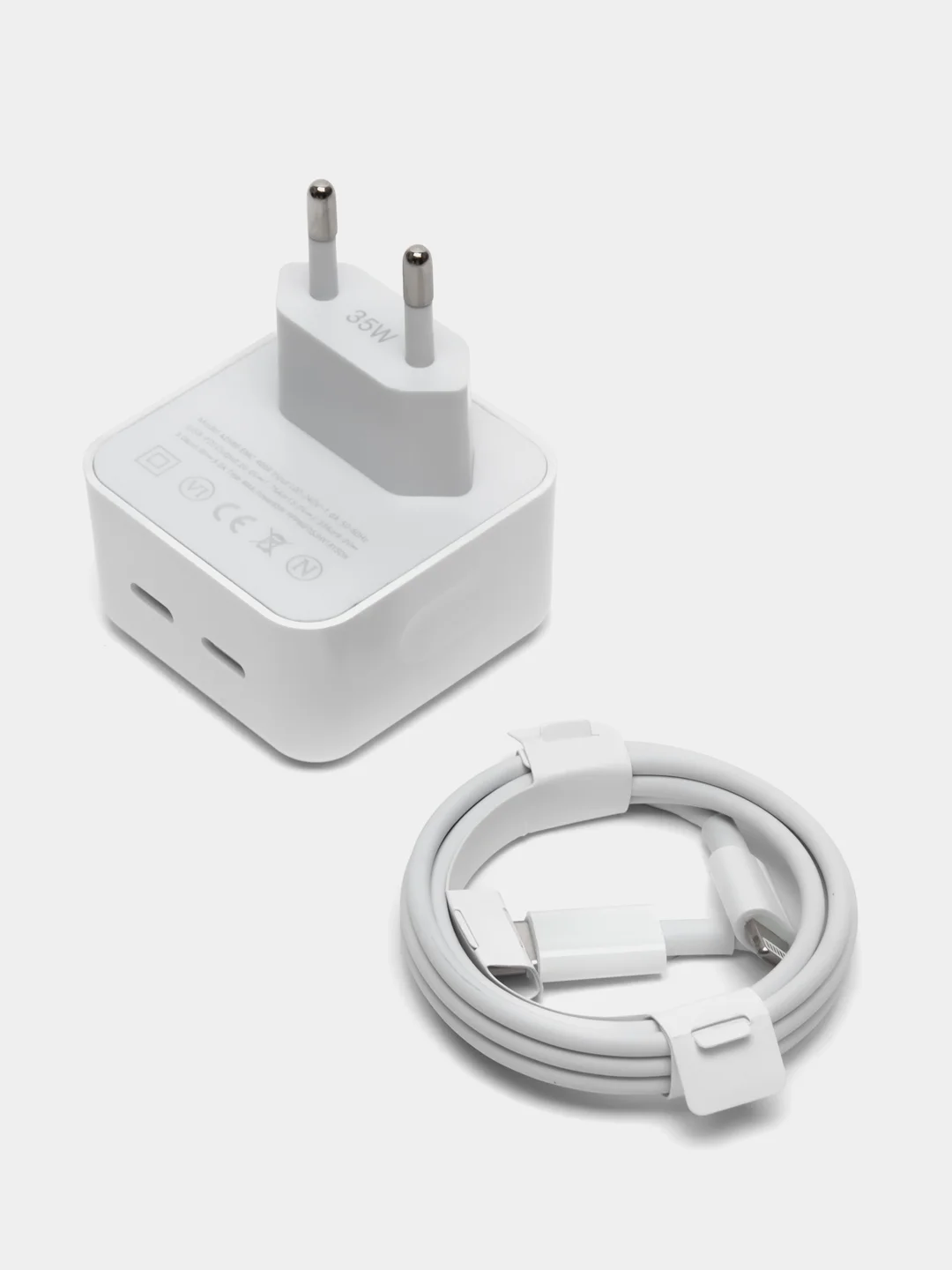 Быстрая зарядка для iPhone, 35 W: блок питания Type-C, кабель Type-C-Lightning