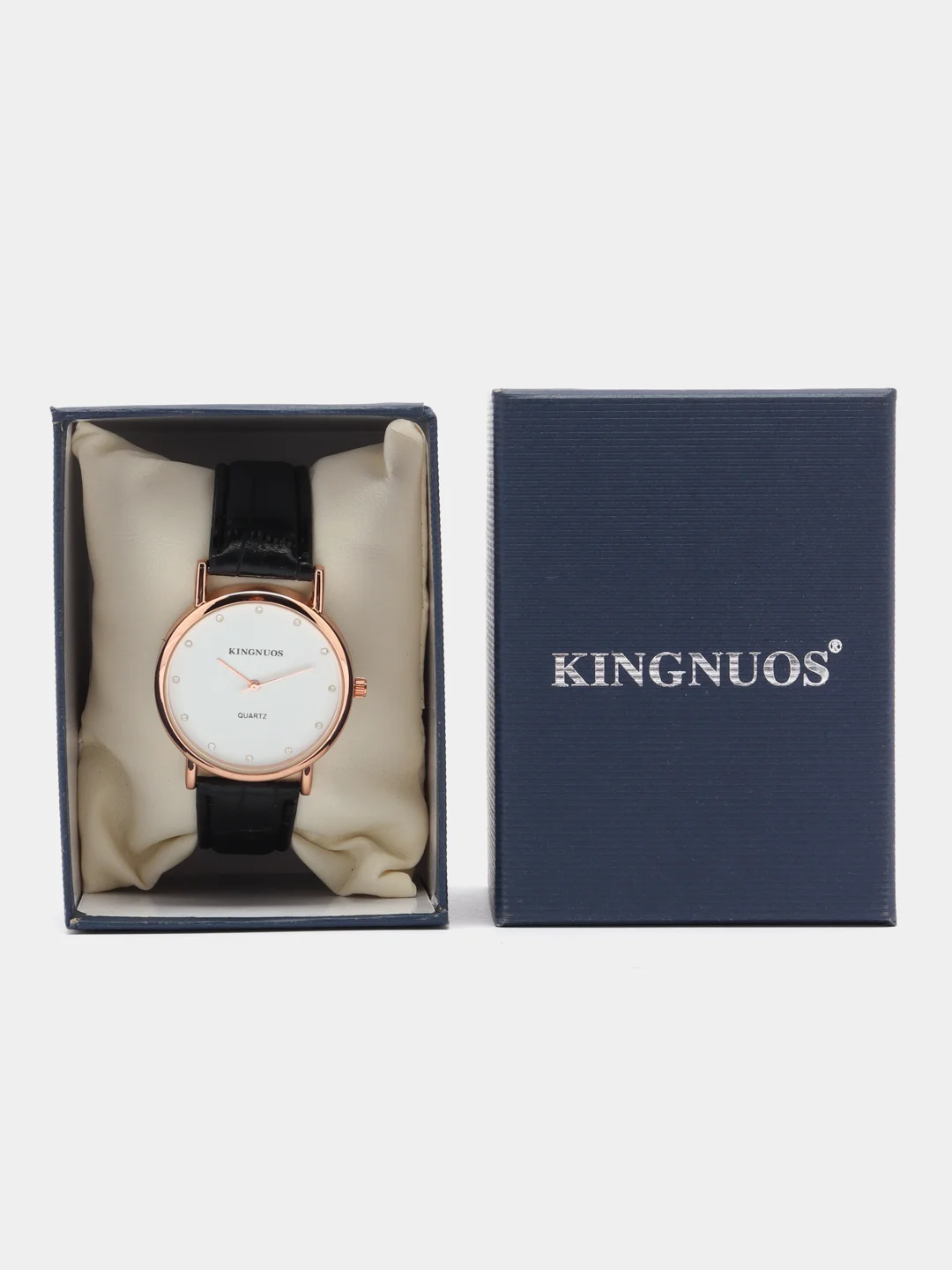 Золотой мужские наручные часы KINGNUOS K-026, в подарочной упаковке