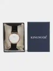 Золотой мужские наручные часы KINGNUOS K-026, в подарочной упаковке
