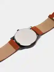 Коричневый мужские часы WJ-7126, с кожаным ремешком