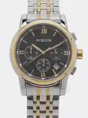 Желтый мужские наручные часы Ochstin 6097A с хронографом в подарочной упаковке