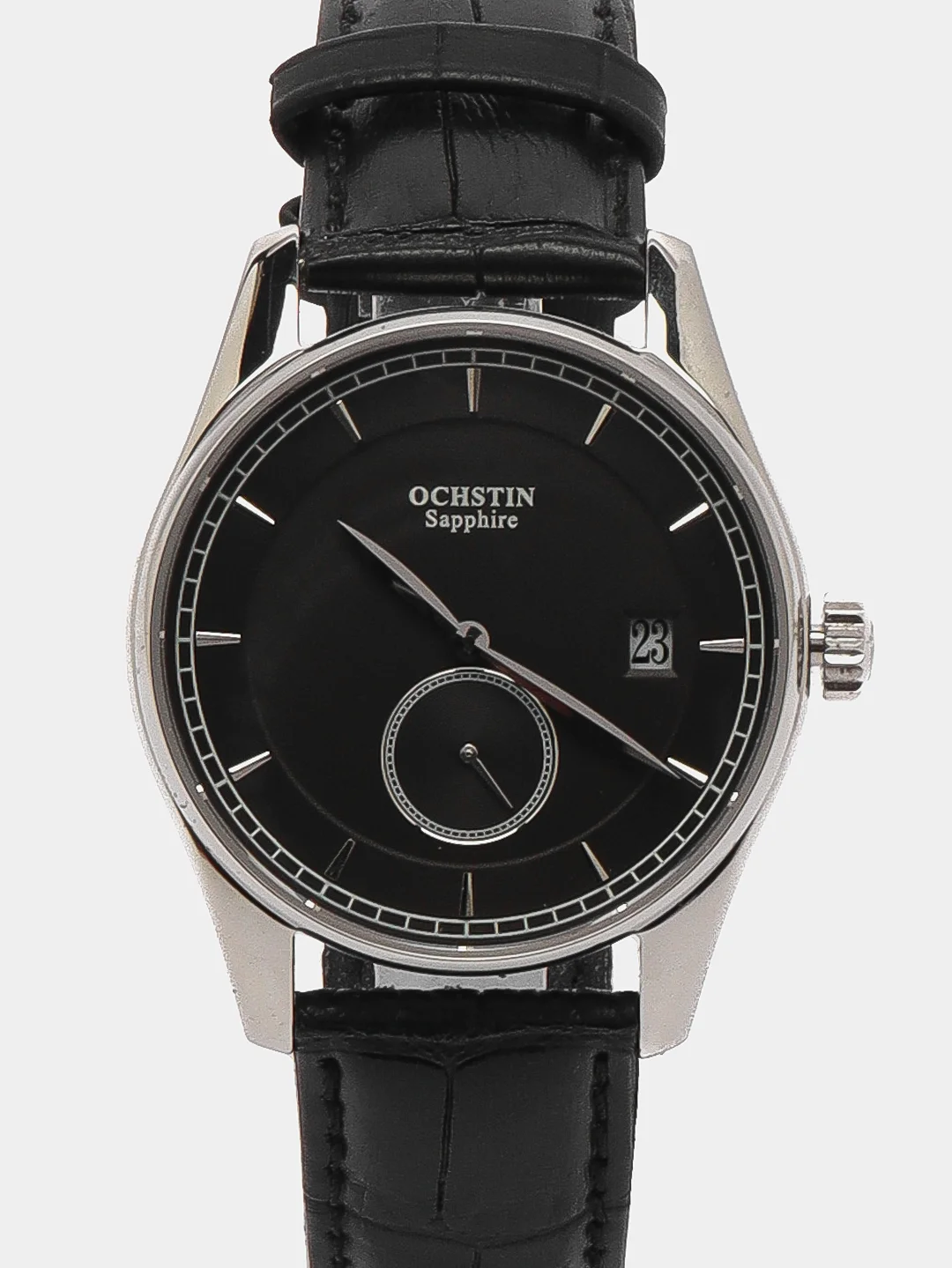 Серый металлик мужские наручные часы Ochstin 6005D в подарочной упаковке