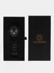 Черный мужские наручные часы Ochstin 7241 с хронографом в подарочной упаковке