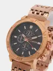 Золотой мужские наручные часы Ochstin 7247 с хронографом в подарочной упаковке