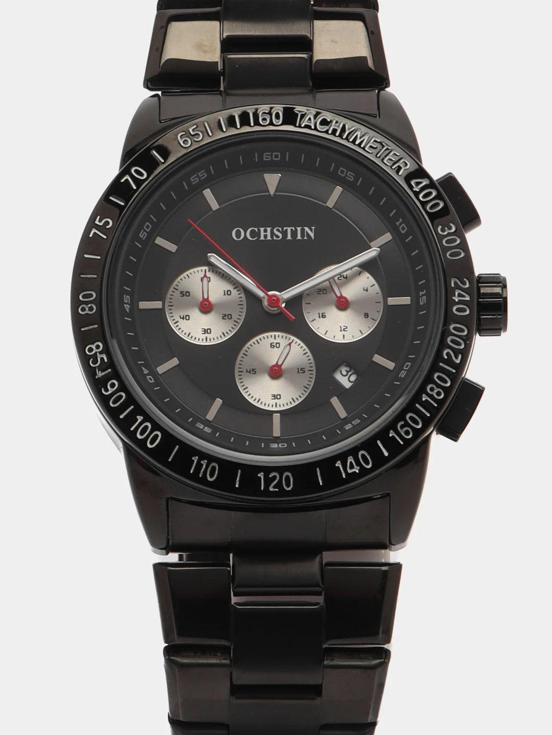 Черный мужские наручные часы Ochstin 6108A с хронографом в подарочной упаковке